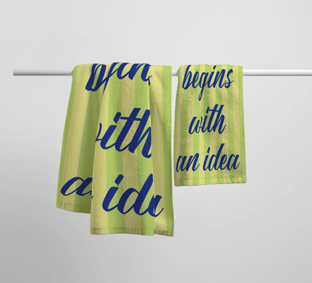 Tutto inizia con un'idea asciugamano da bagno da the gendels