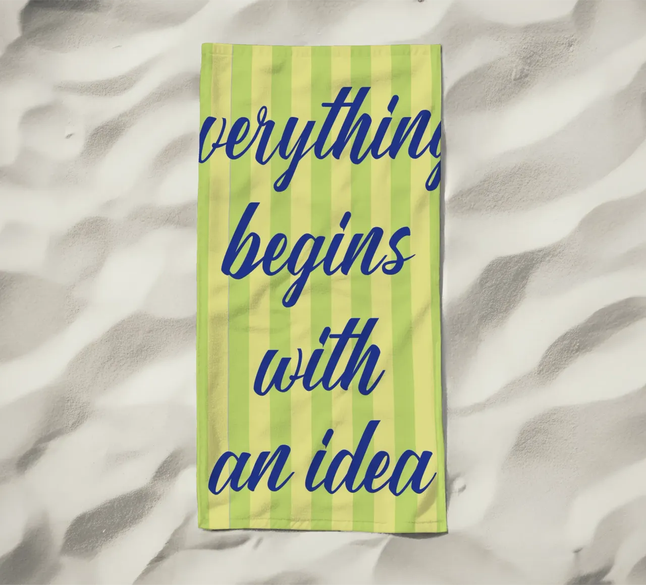 Tutto inizia con un'idea telo mare da the gendels