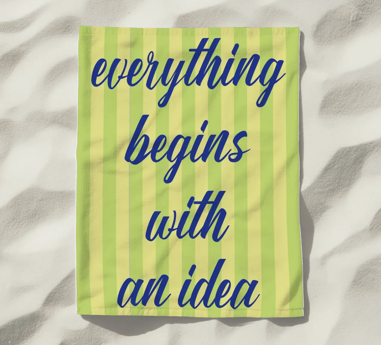 Tutto inizia con un'idea telo mare da the gendels