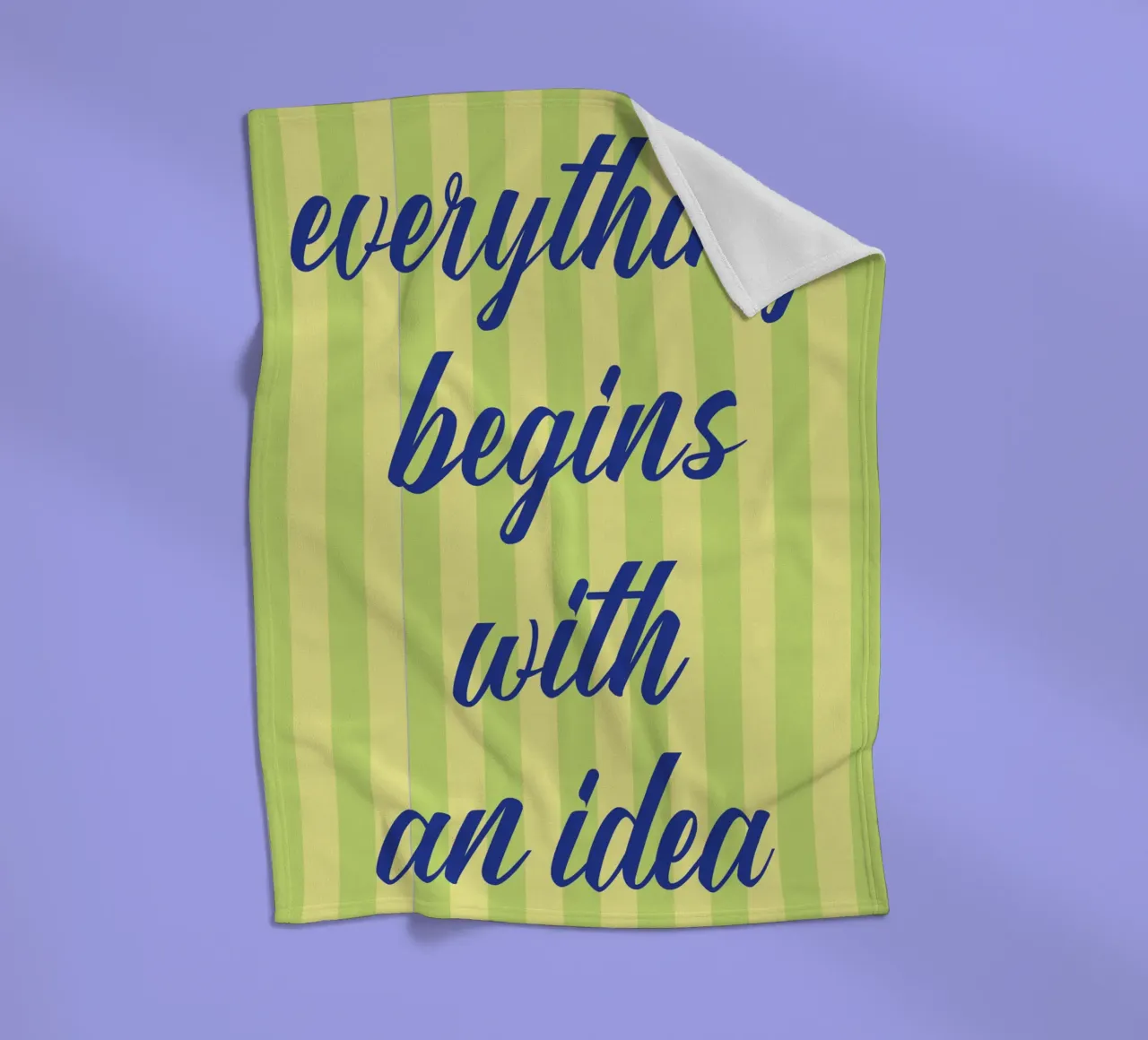 Tutto inizia con un'idea coperta in pile da the gendels