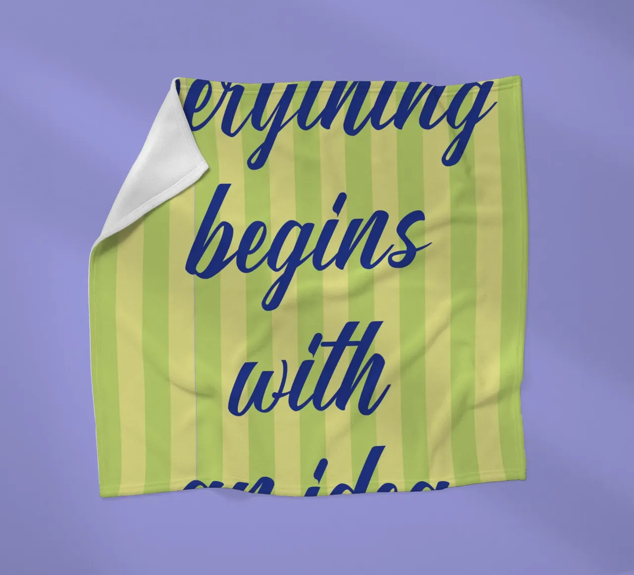 Tutto inizia con un'idea coperta in pile da the gendels