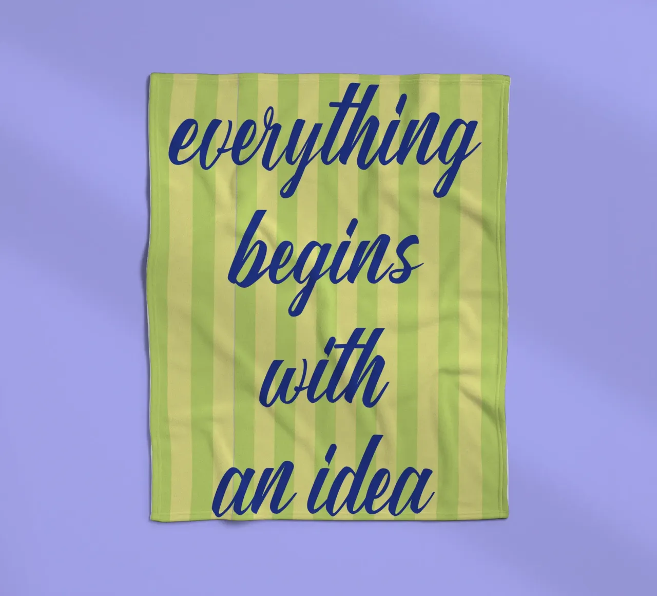 Tutto inizia con un'idea coperta in pile da the gendels