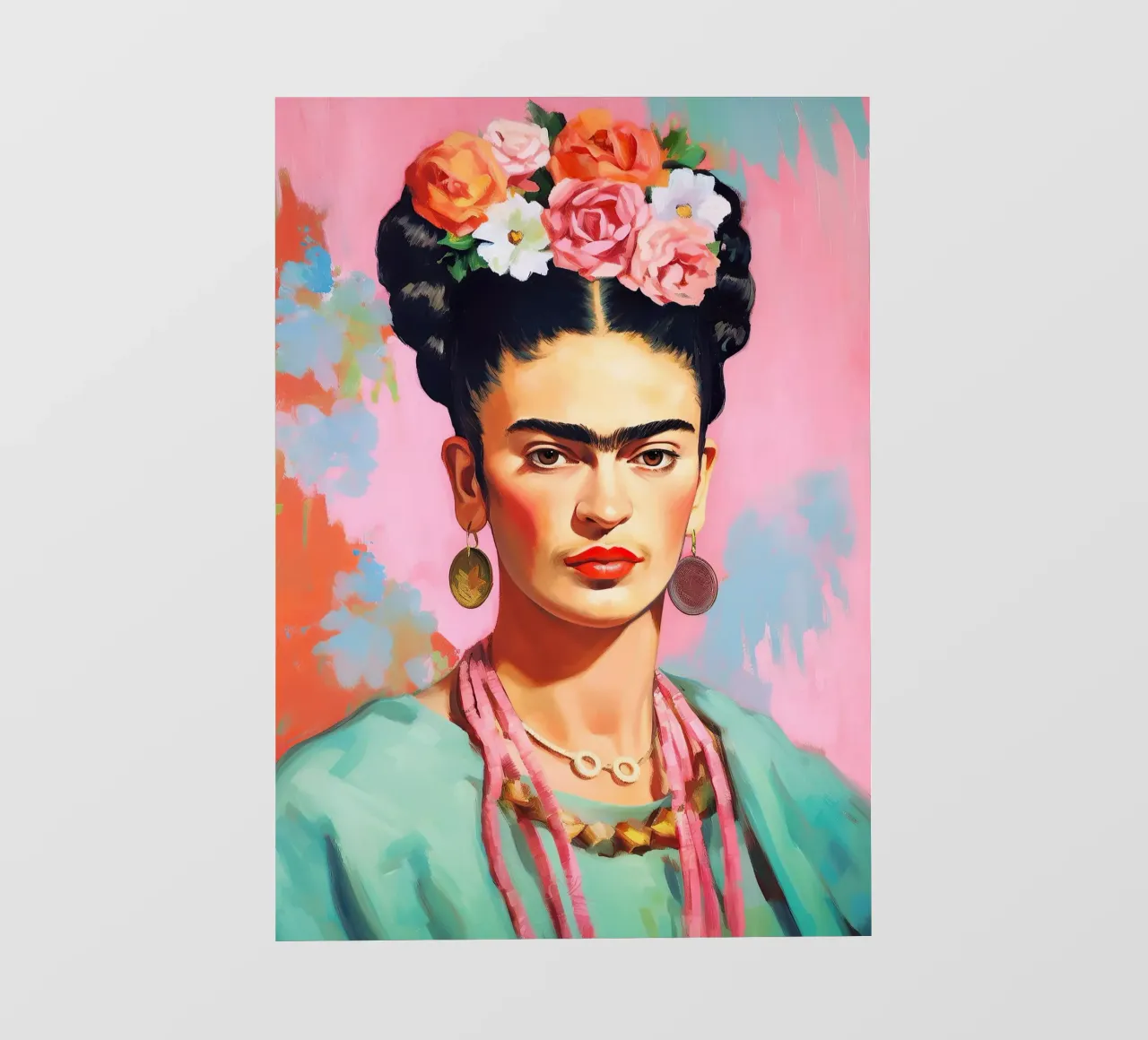 Frida Kahlo "Art of the Fearless" pellicola backlit da Fantasias Florales