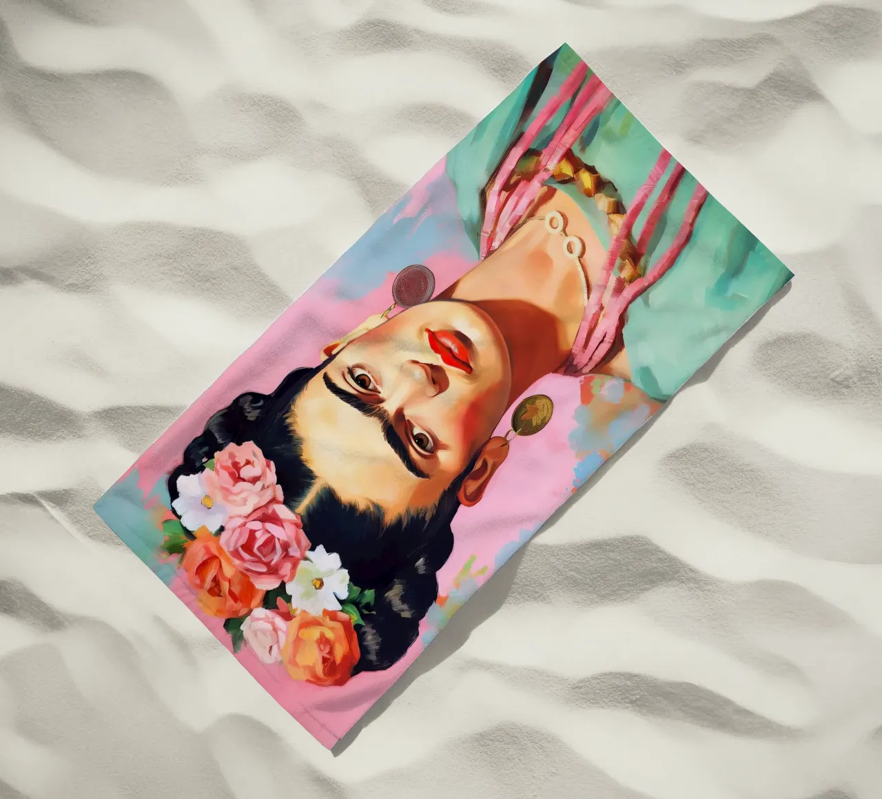 Frida Kahlo "Art of the Fearless" telo mare da Fantasias Florales