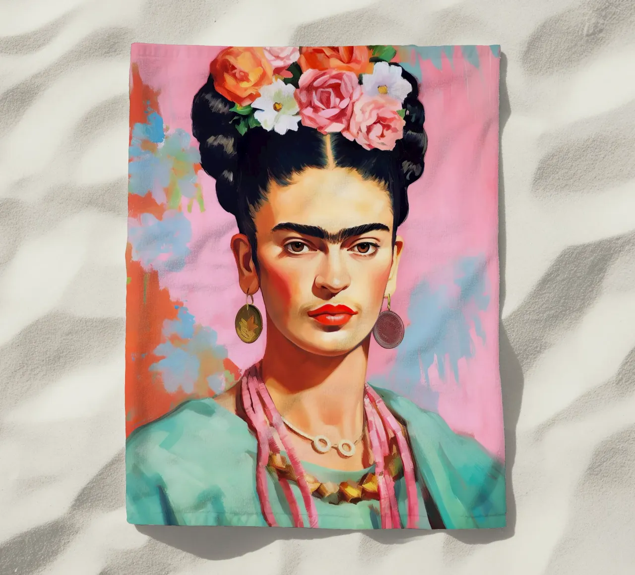 Frida Kahlo "Art of the Fearless" telo mare da Fantasias Florales