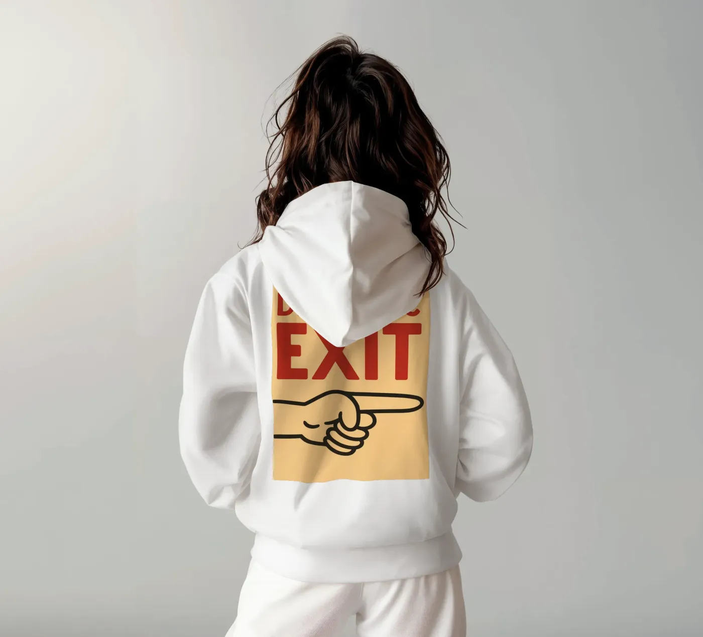 dramatic exit hoodie by the gendels