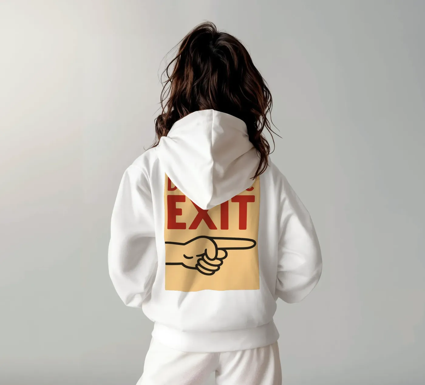 dramatic exit hoodie by the gendels