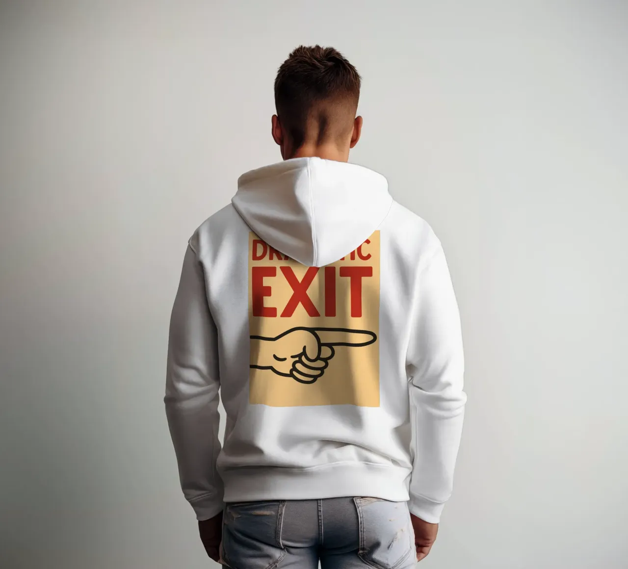 dramatic exit hoodie by the gendels