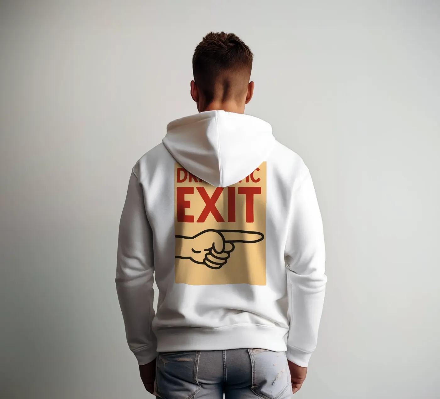 dramatic exit hoodie by the gendels