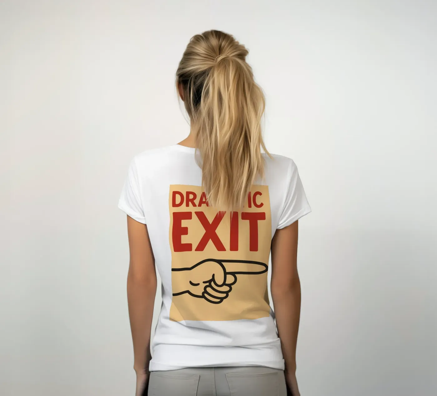 uscita di scena drammatica t-shirt da donna da the gendels