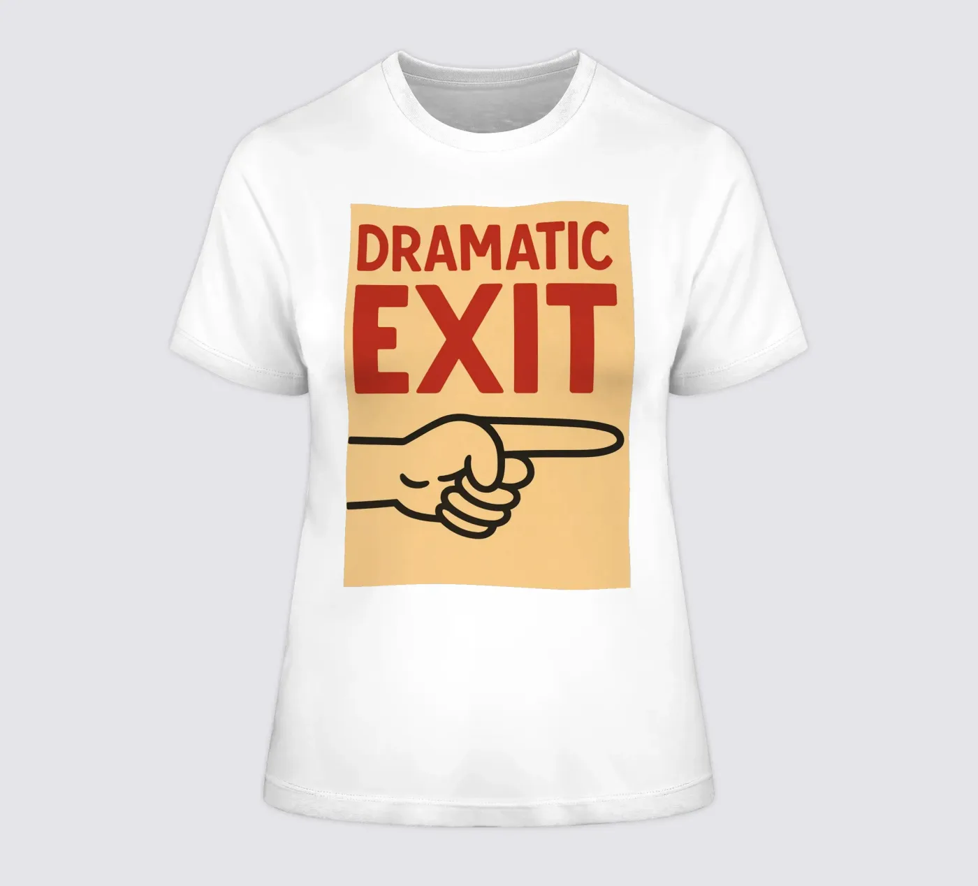 uscita di scena drammatica t-shirt da donna da the gendels