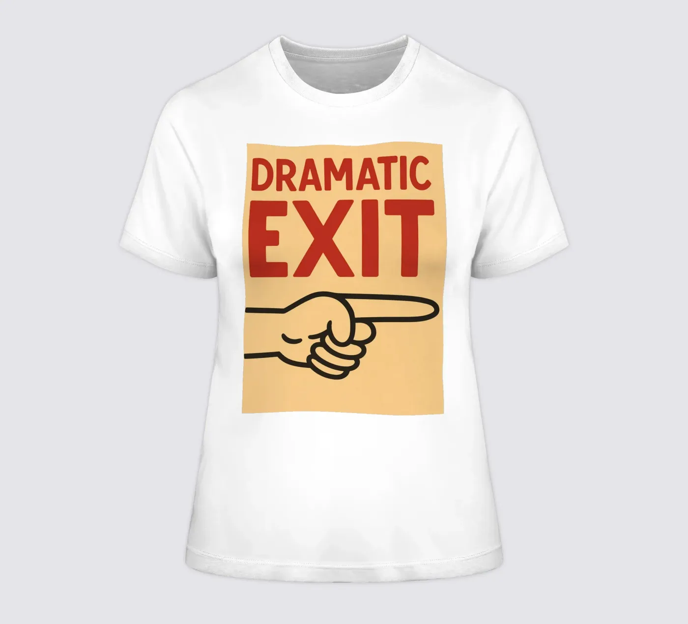 dramatic exit t-shirt da donna da the gendels