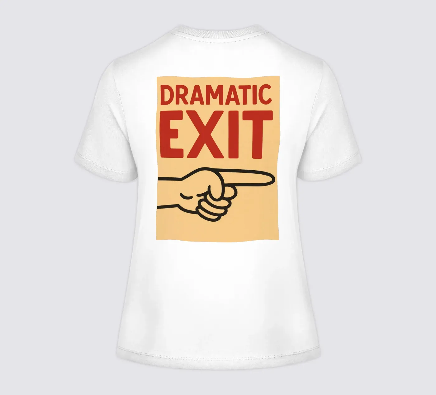 dramatic exit t-shirt da donna da the gendels