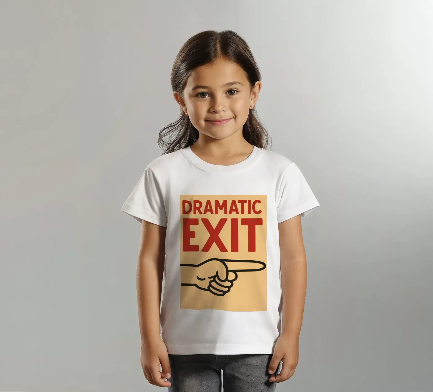 uscita di scena drammatica t-shirt bambini da the gendels