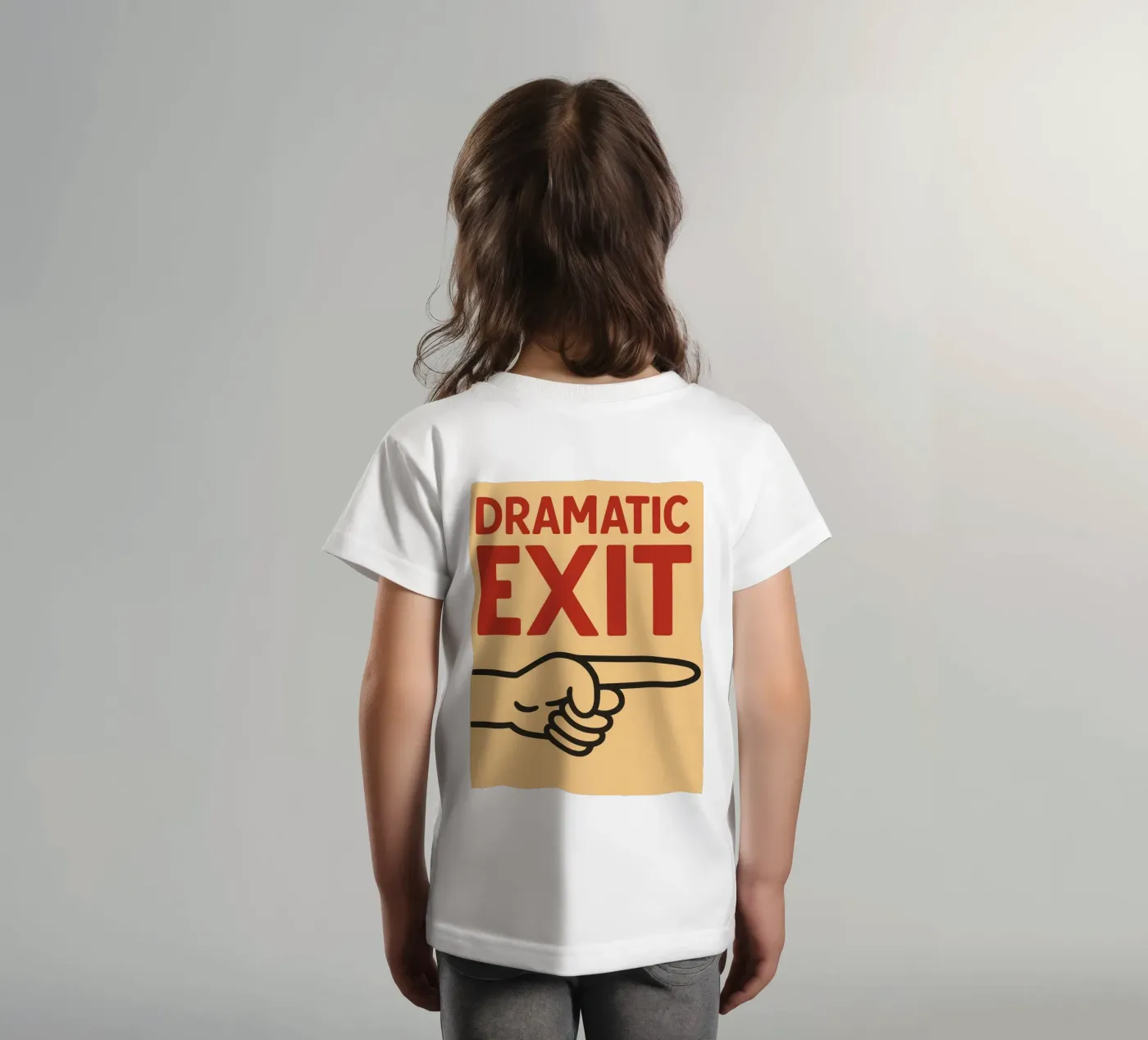 uscita di scena drammatica t-shirt bambini da the gendels