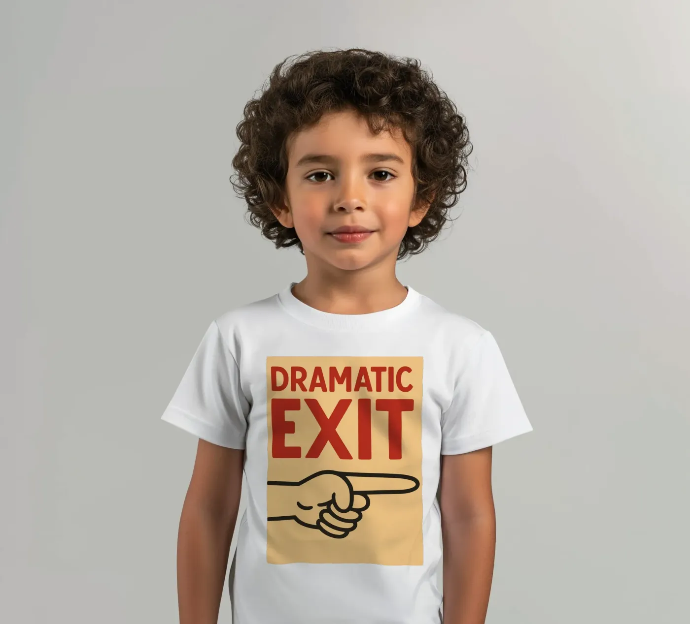 uscita di scena drammatica t-shirt bambini da the gendels