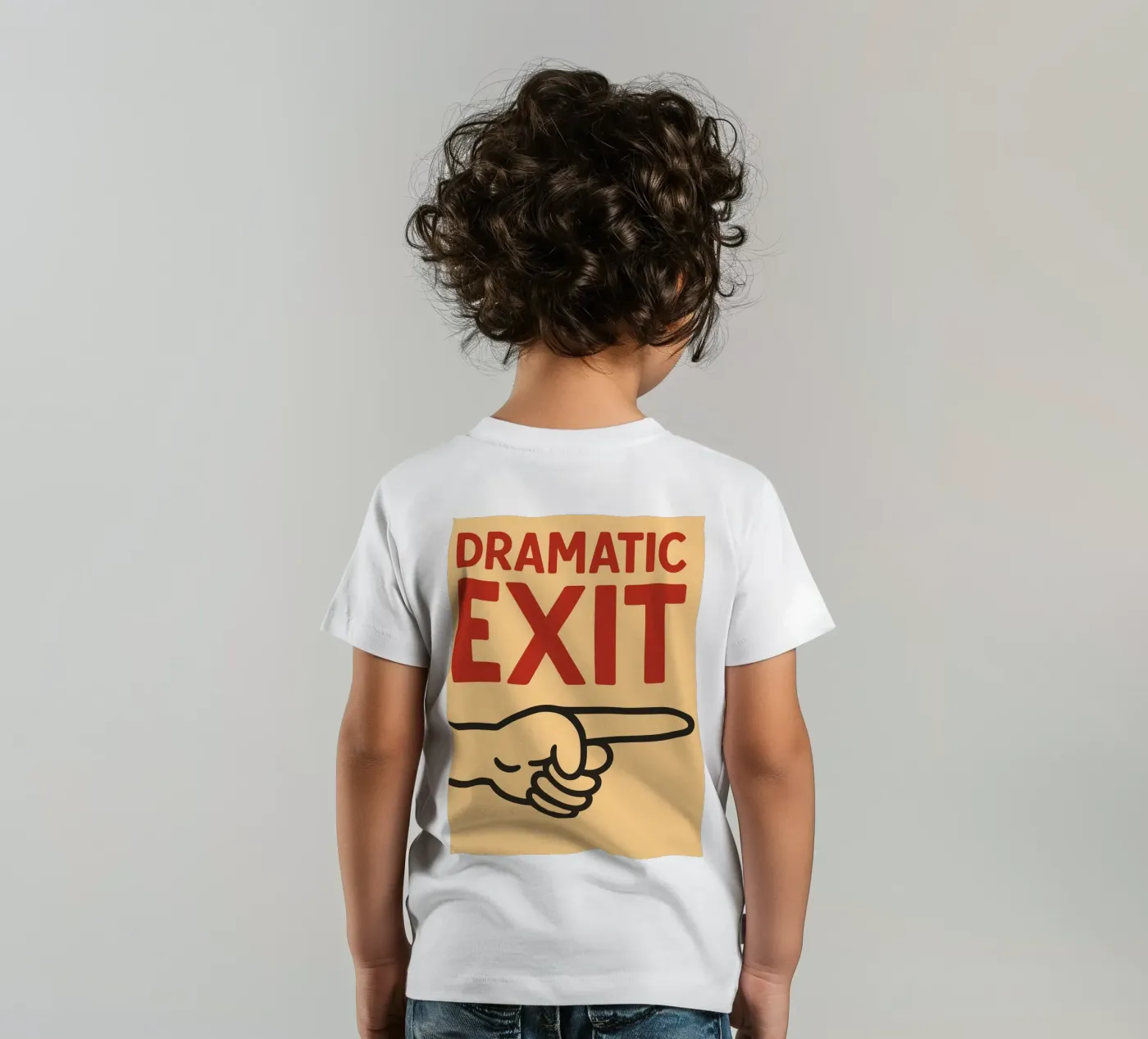 uscita di scena drammatica t-shirt bambini da the gendels