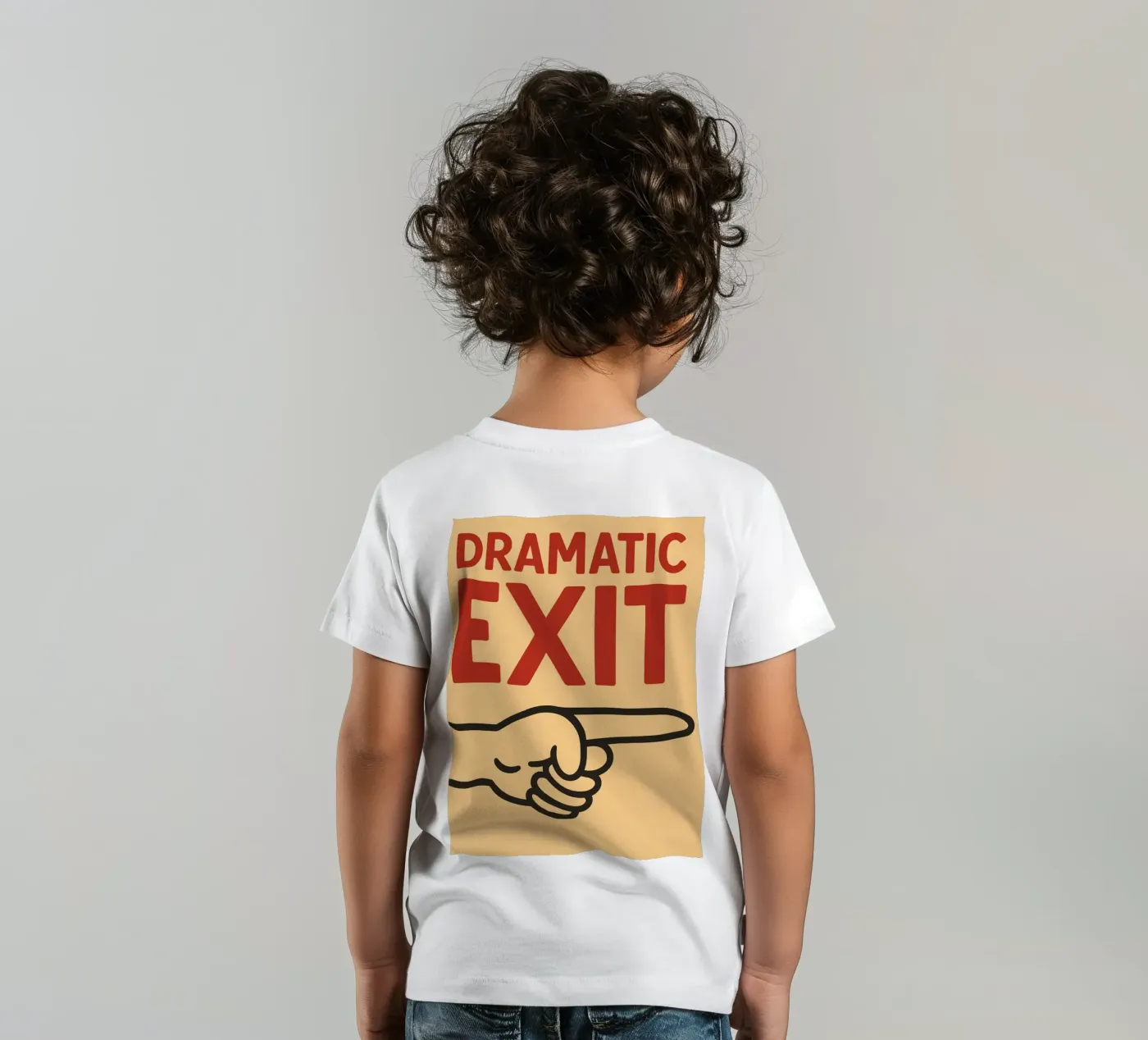 uscita di scena drammatica t-shirt bambini da the gendels