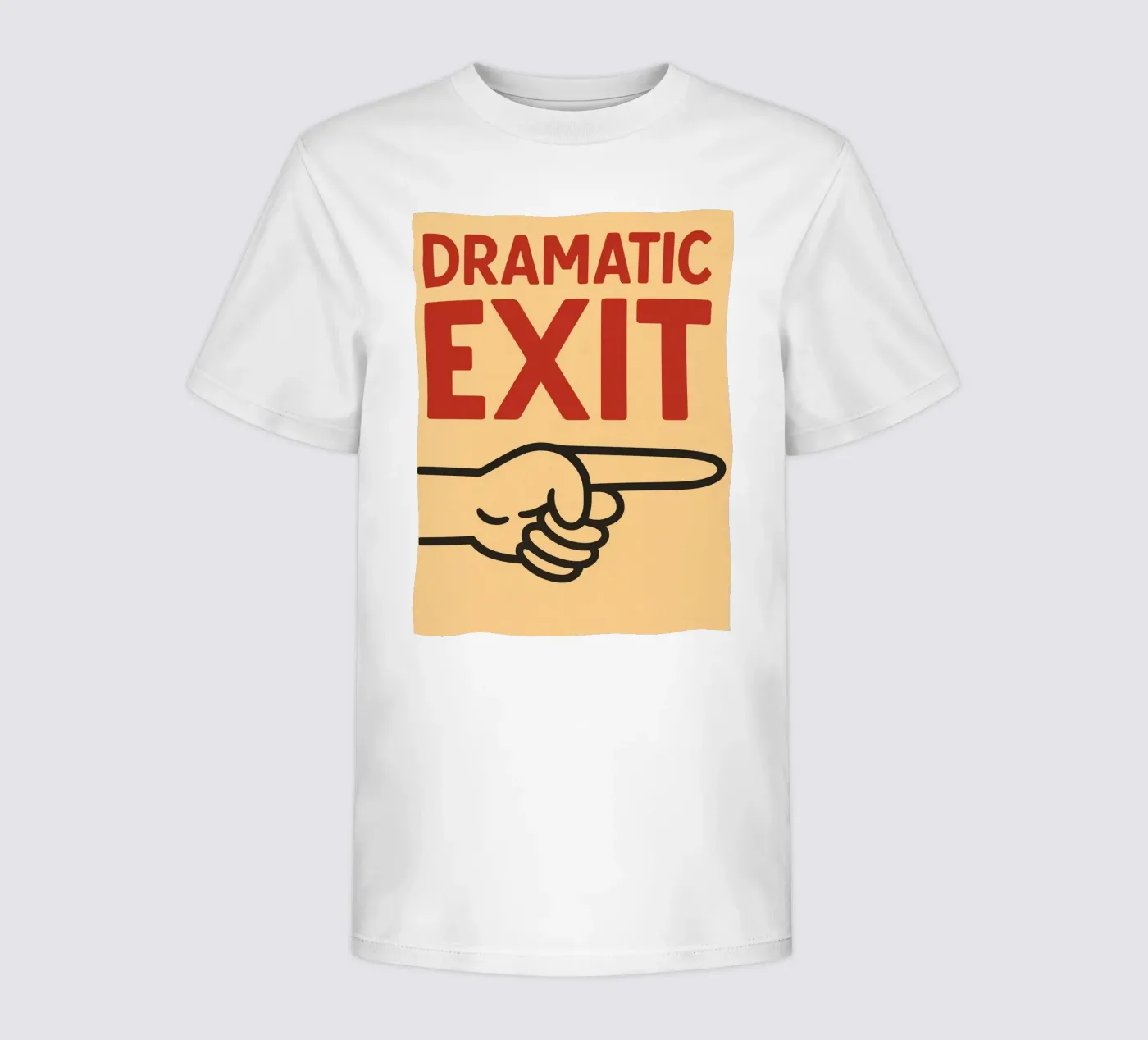 uscita di scena drammatica t-shirt bambini da the gendels