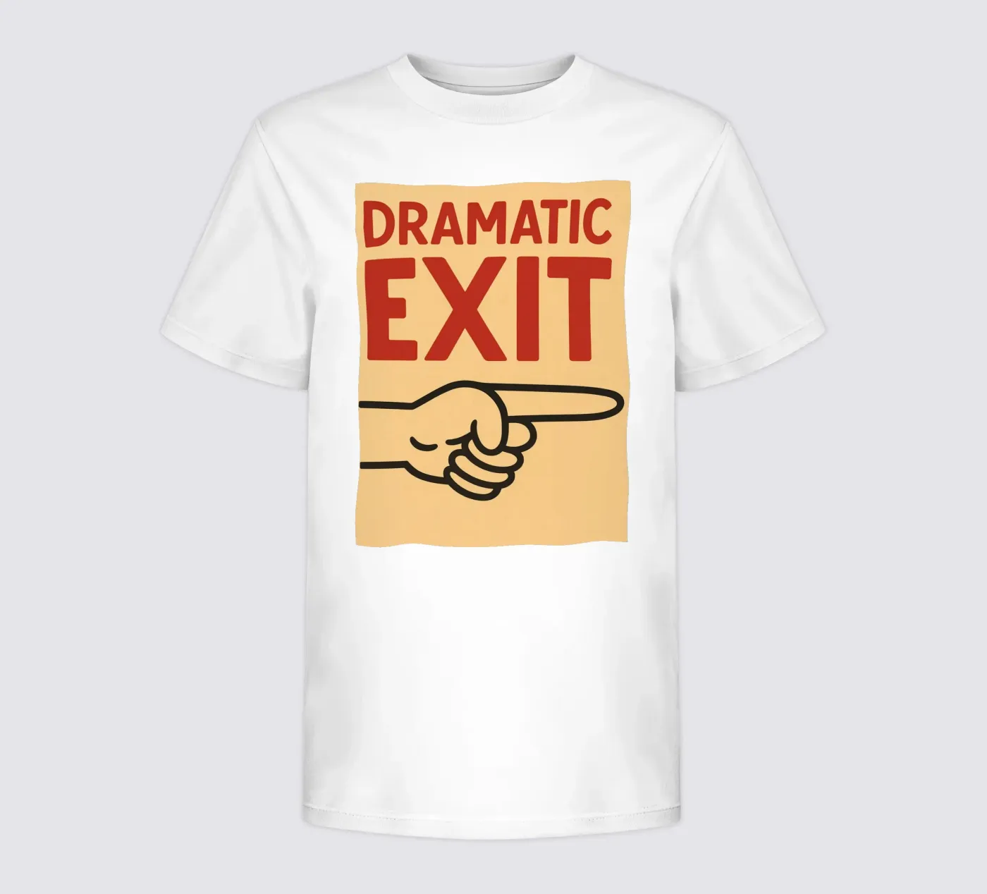 uscita di scena drammatica t-shirt bambini da the gendels