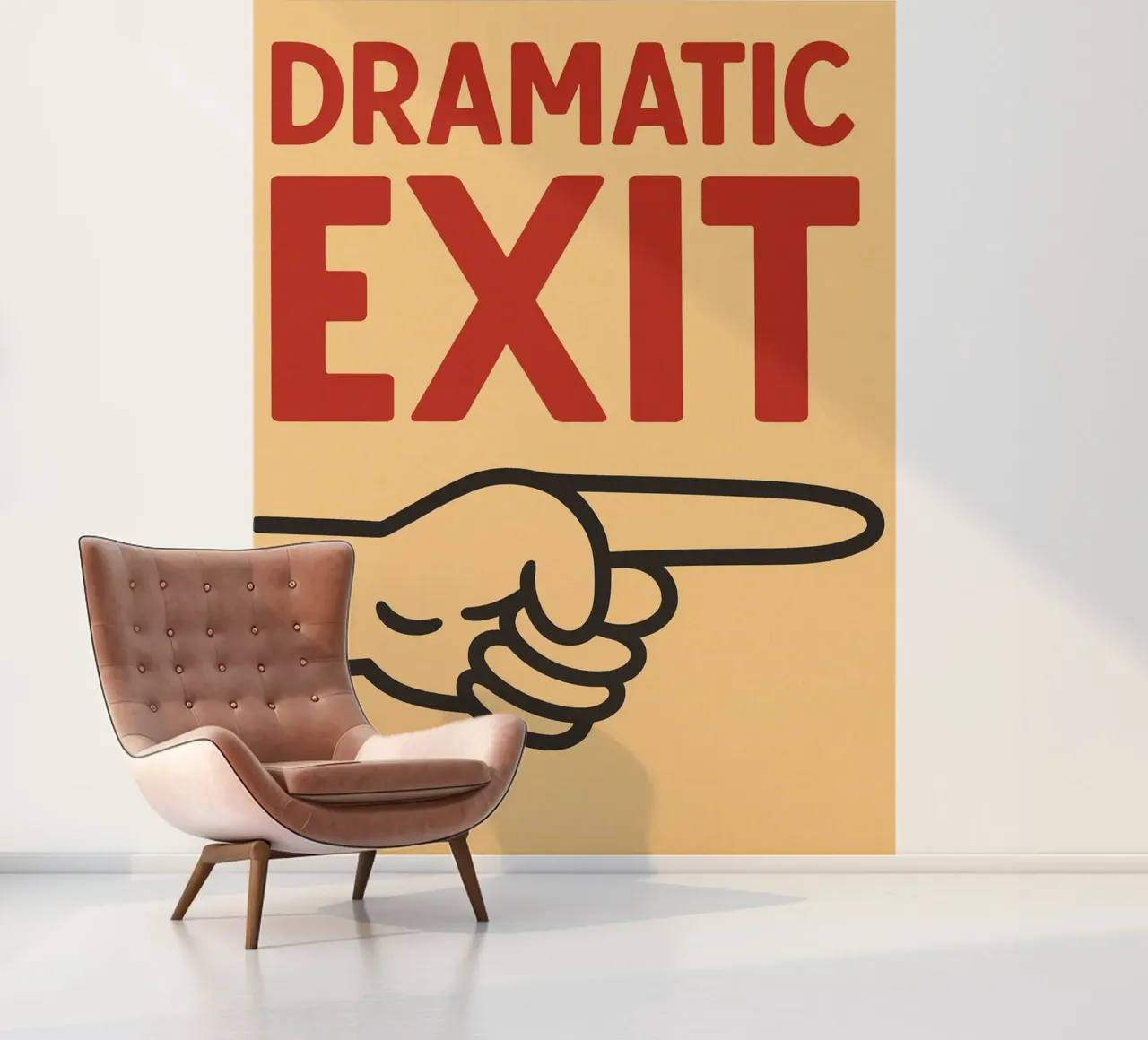 dramatic exit fotobehang van the gendels