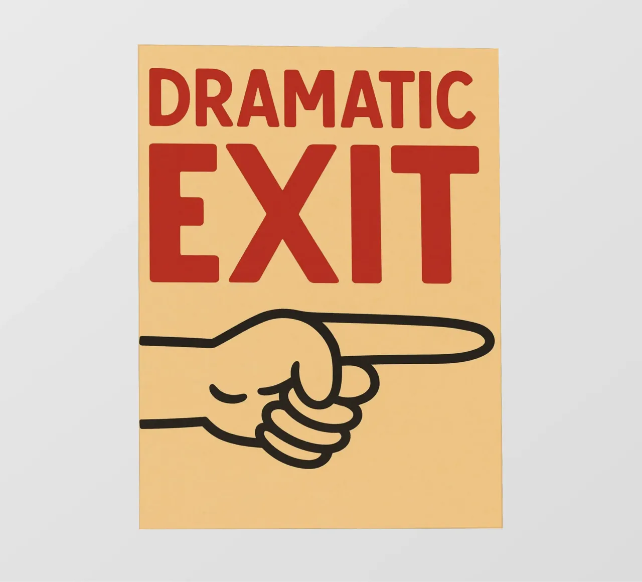 dramatic exit fotobehang van the gendels