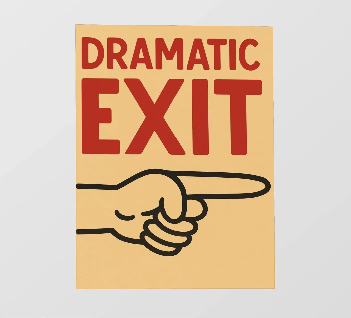 dramatic exit Fototapete von the gendels