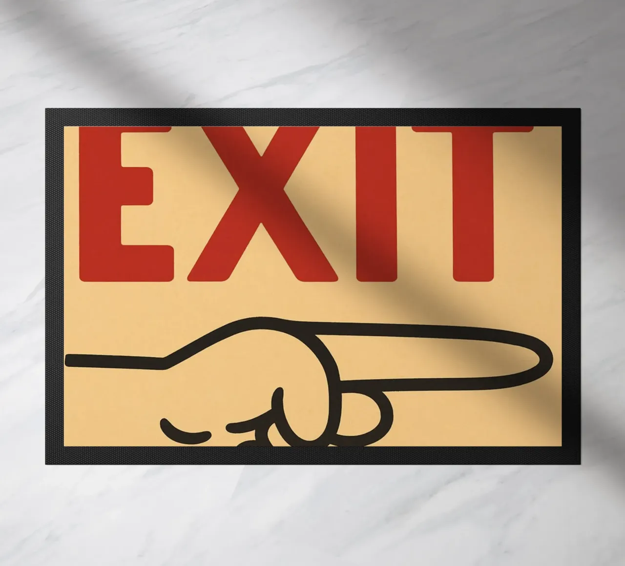 dramatischer Ausstieg Fußmatte von the gendels