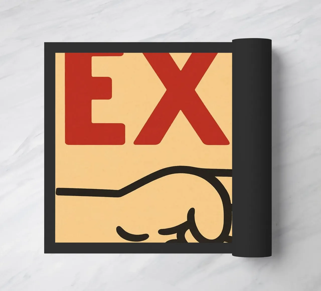 dramatischer Ausstieg Fußmatte von the gendels