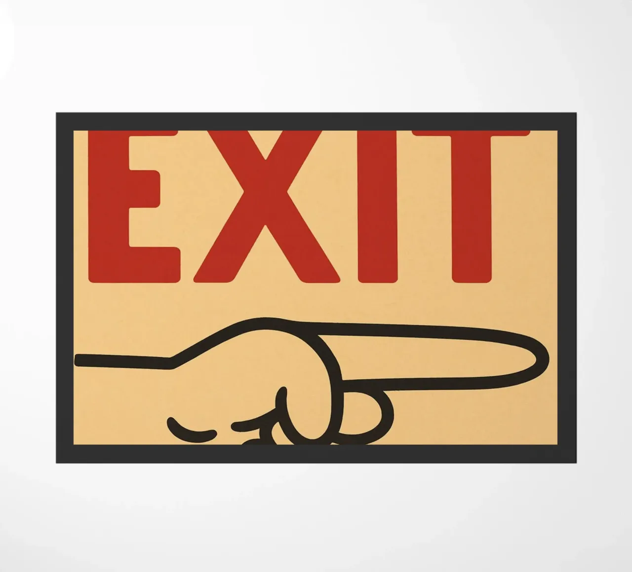 dramatischer Ausstieg Fußmatte von the gendels