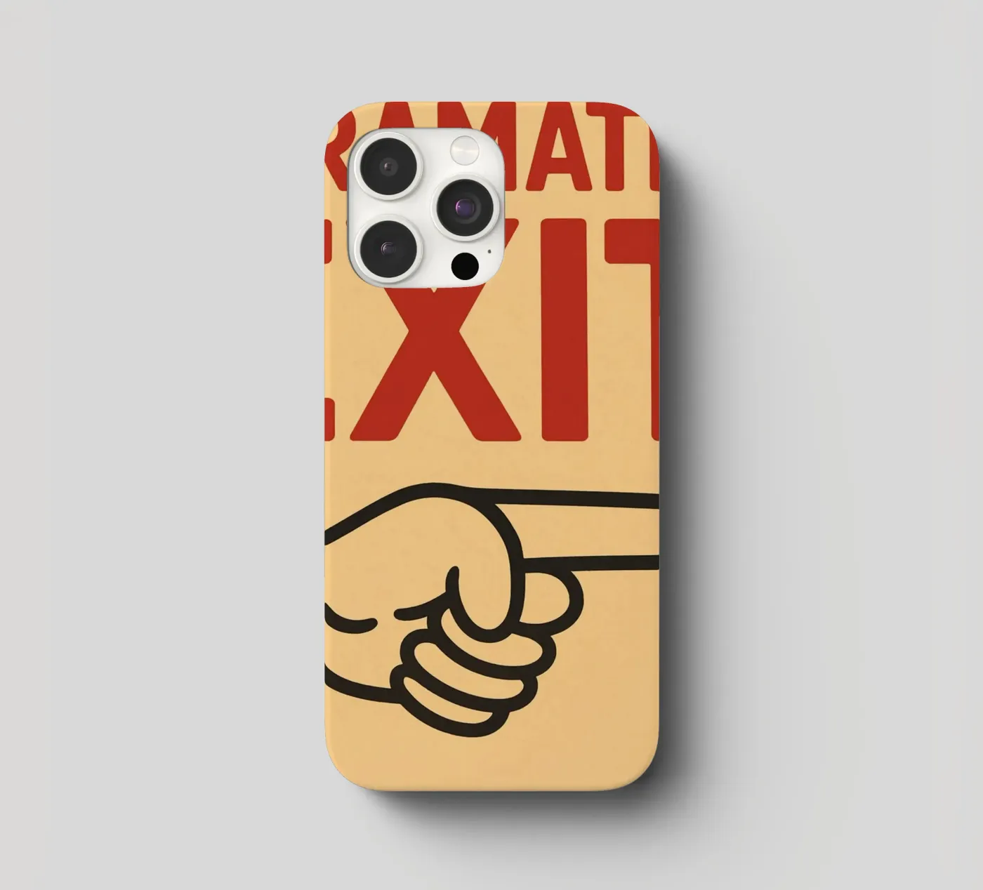 dramatic exit iphone case by the gendels