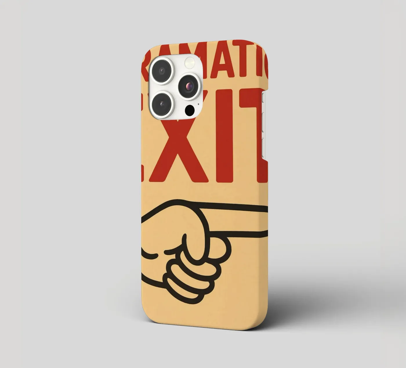 dramatic exit iphone case by the gendels