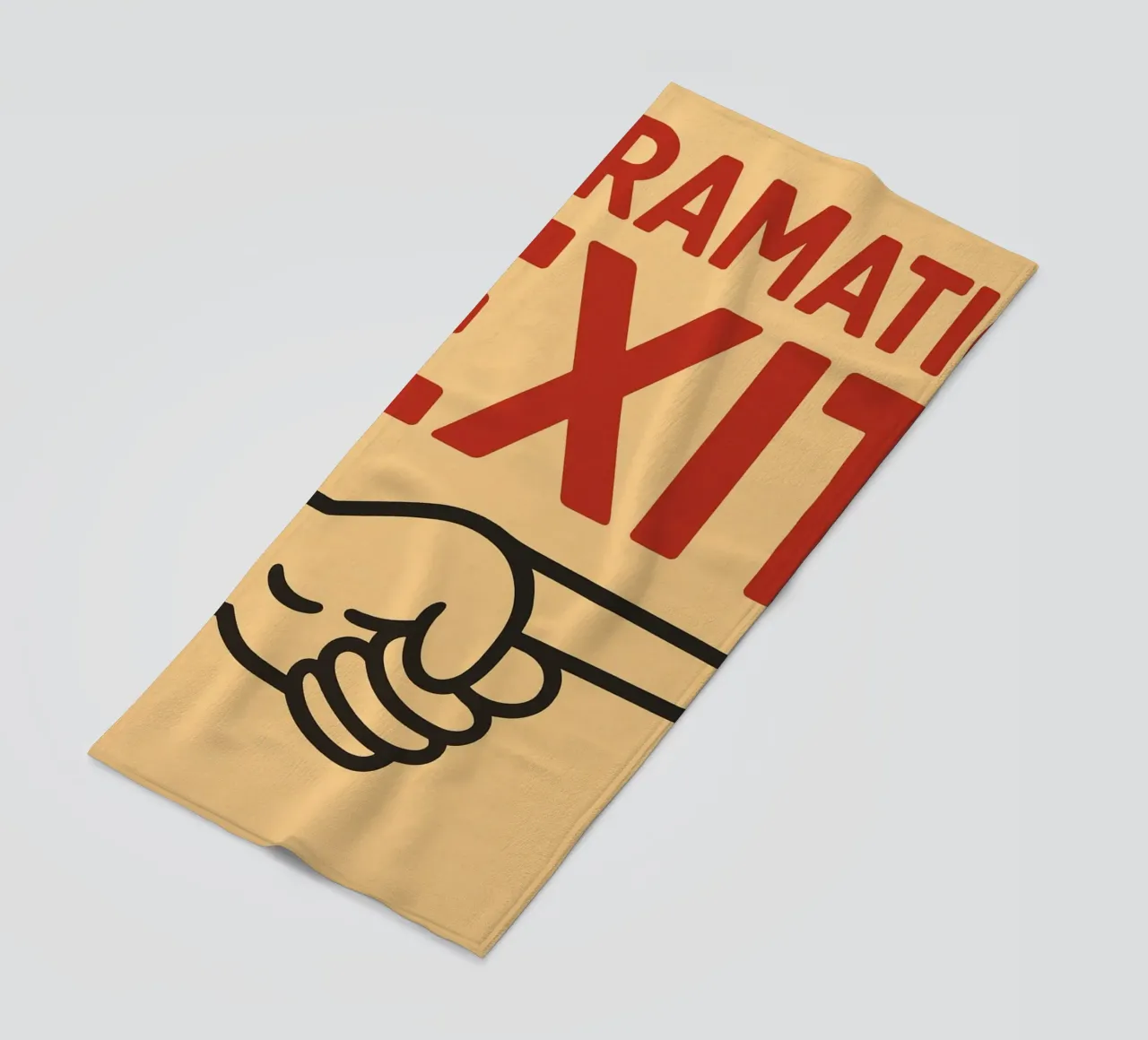 uscita di scena drammatica telo mare da the gendels