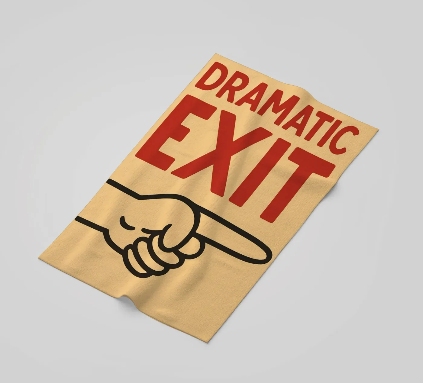 dramatic exit Strandtuch von the gendels