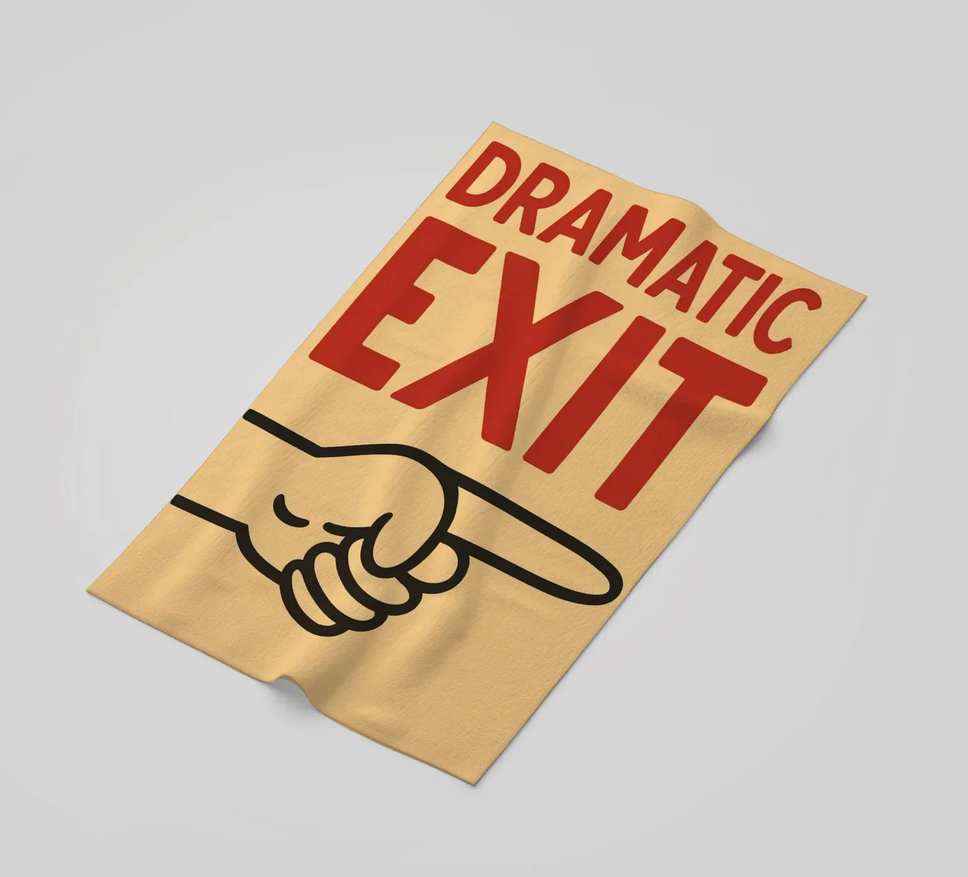 dramatic exit Strandtuch von the gendels