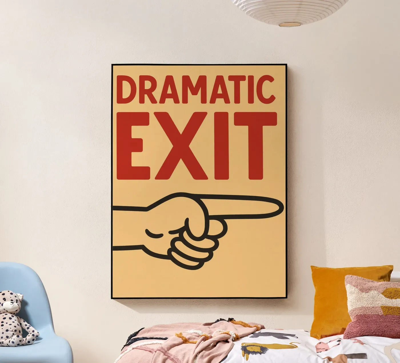dramatic exit Acryl-Glas von the gendels