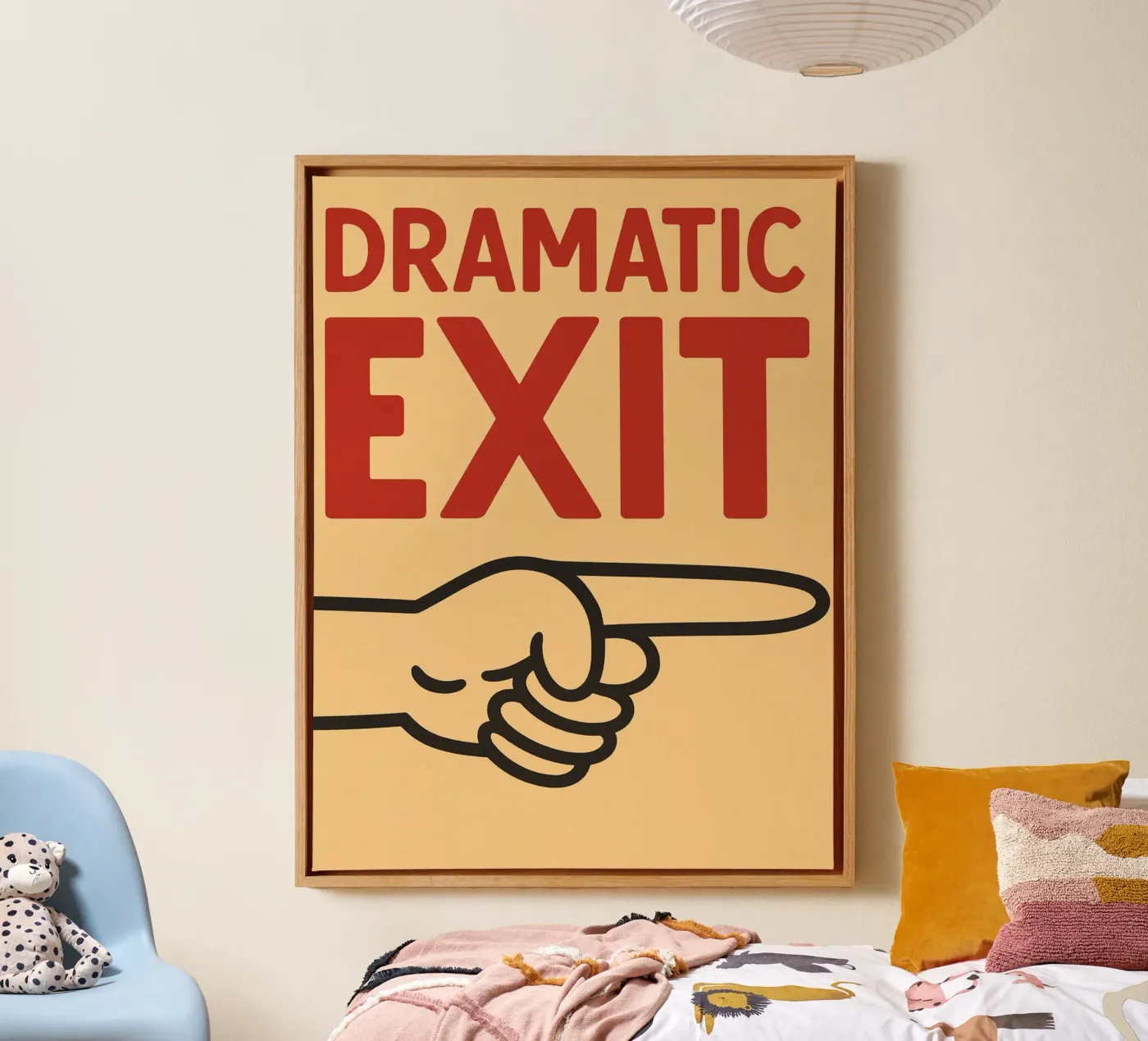 dramatic exit toile de the gendels