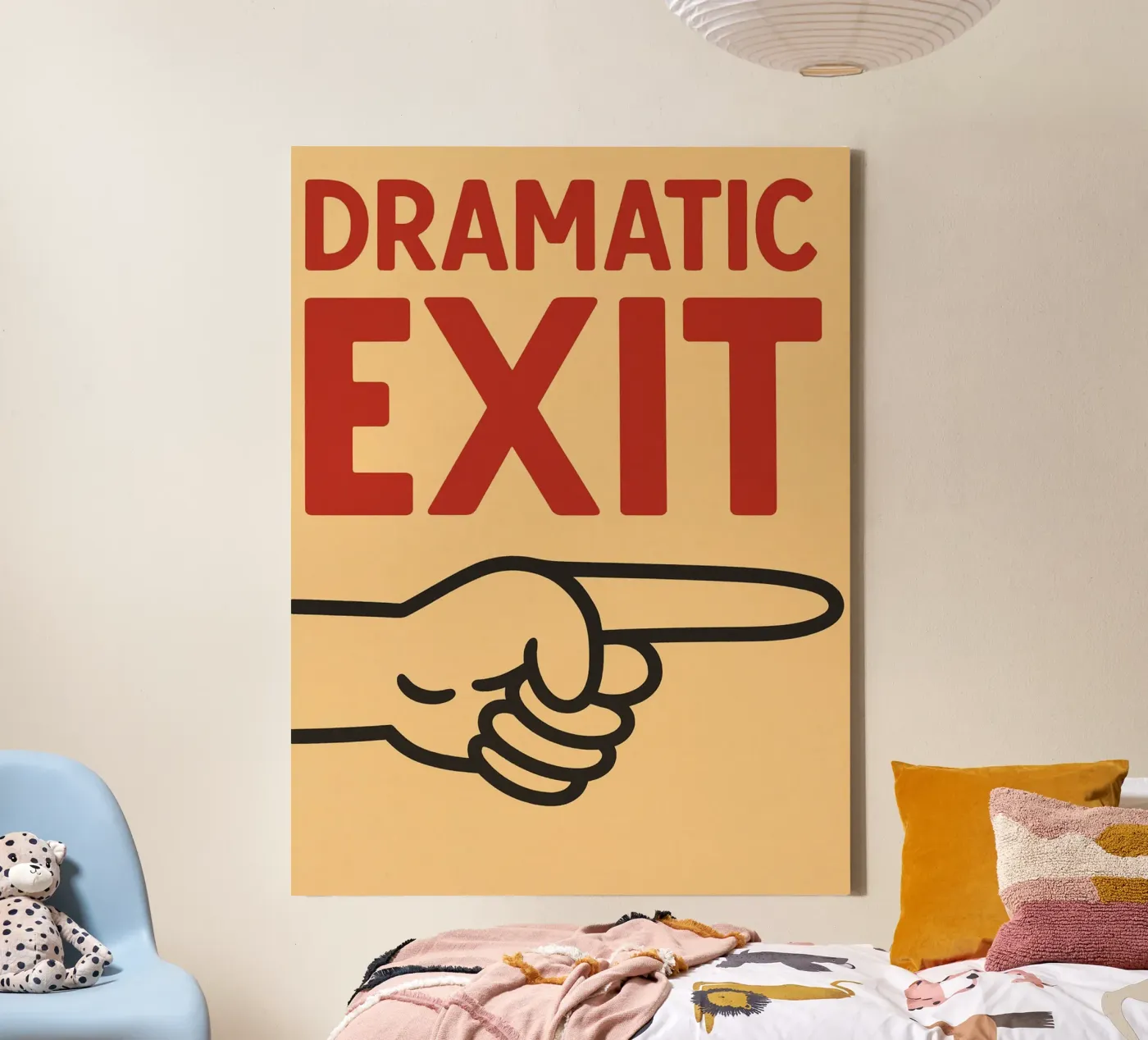 dramatic exit Leinwand von the gendels
