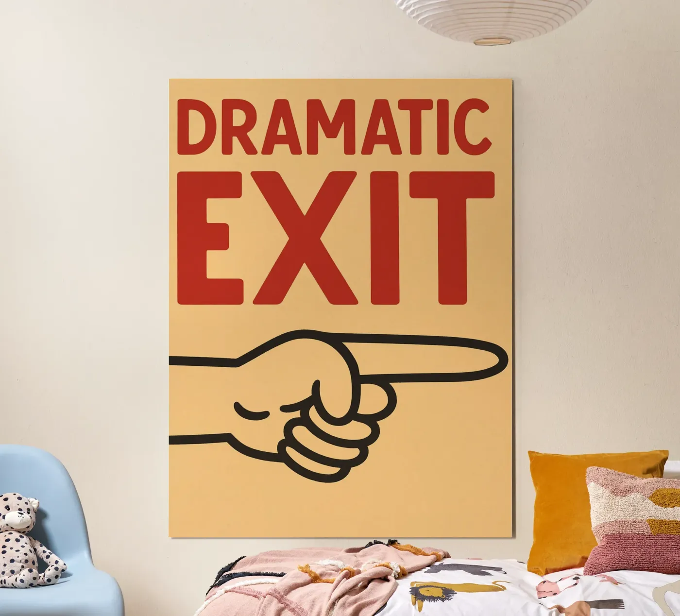 uscita di scena drammatica poster da the gendels