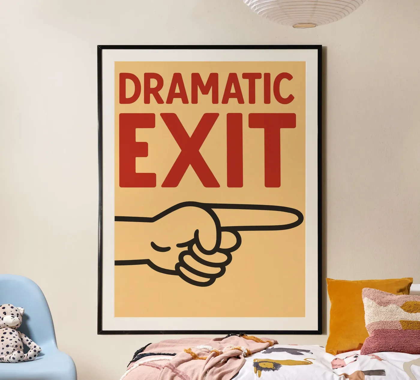 uscita di scena drammatica poster da the gendels