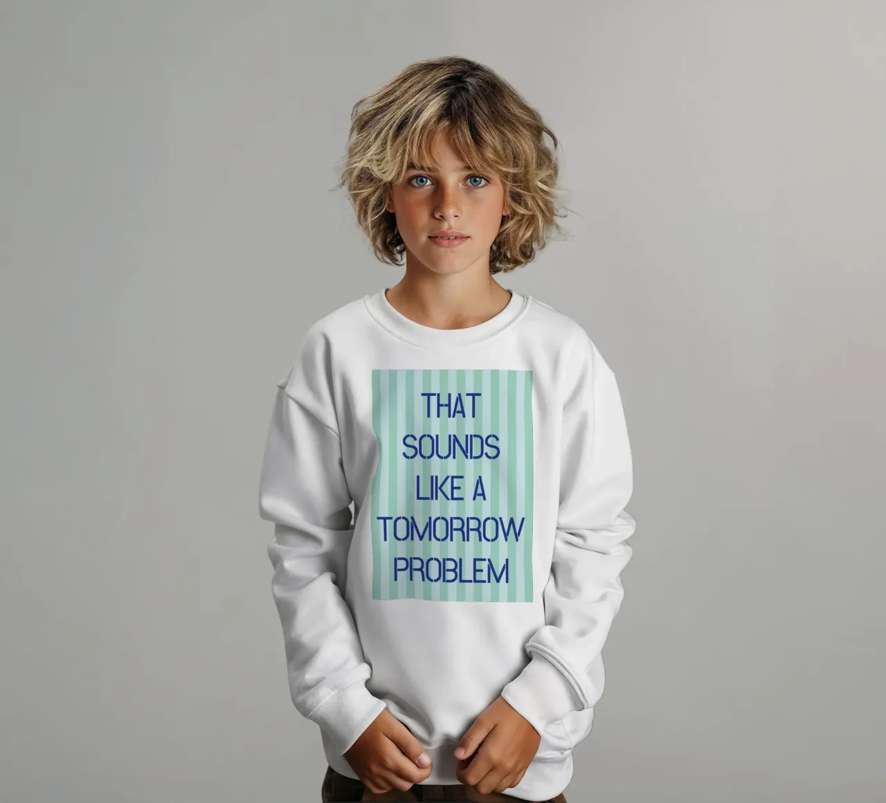 Sembra un problema di domani felpa bambino da the gendels