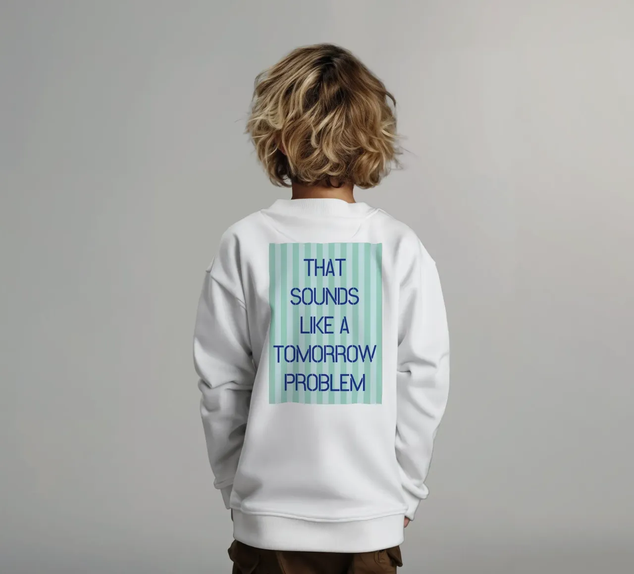 Sembra un problema di domani felpa bambino da the gendels