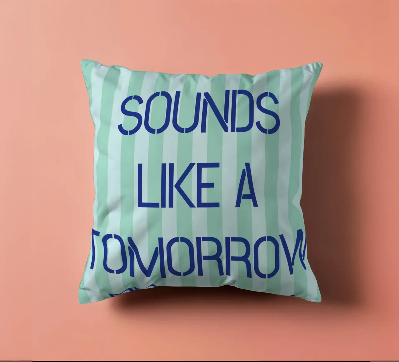 Sembra un problema di domani cuscino da the gendels