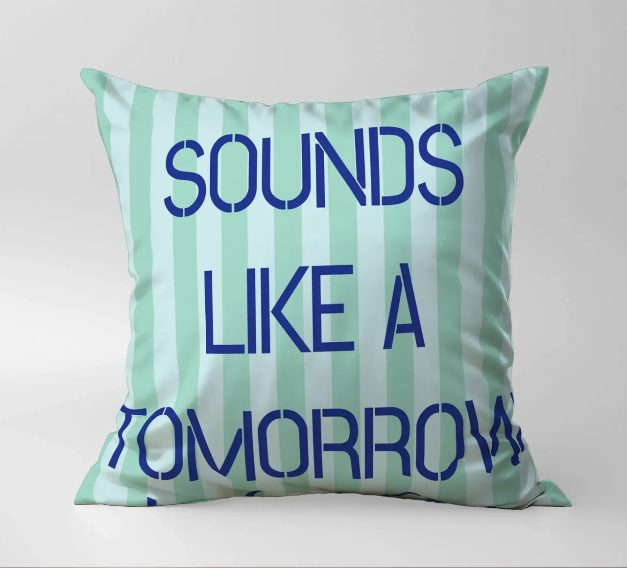 Sembra un problema di domani cuscino da the gendels