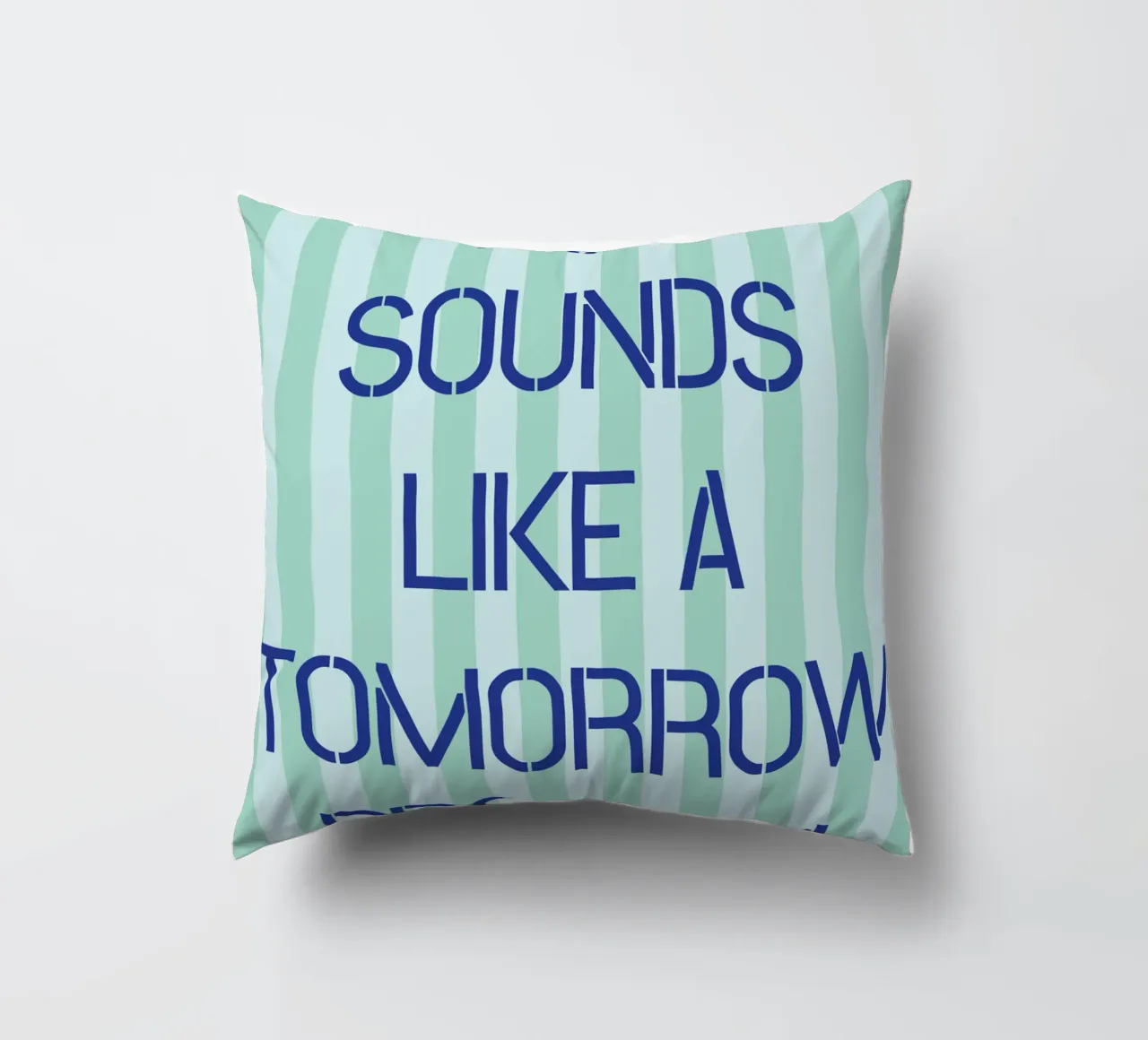 Sembra un problema di domani cuscino da the gendels