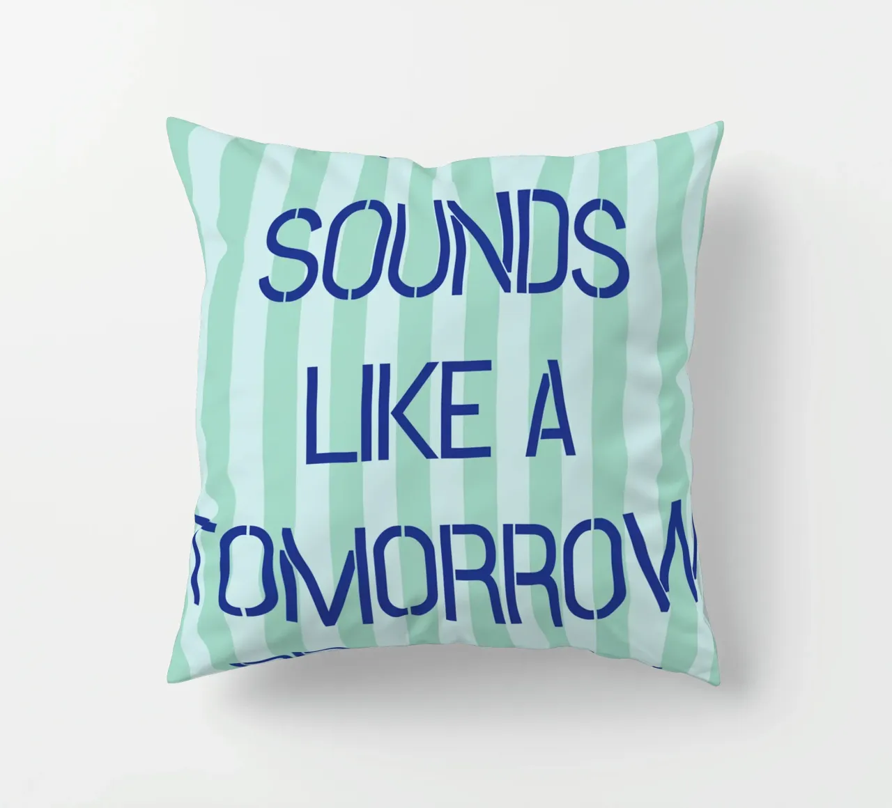 Sembra un problema di domani cuscino da the gendels