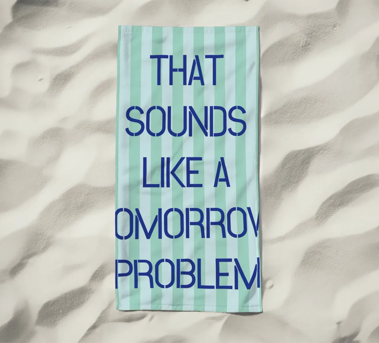 Sembra un problema di domani telo mare da the gendels