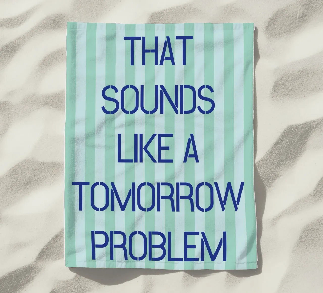 Sembra un problema di domani telo mare da the gendels