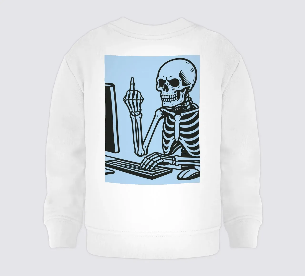 ufficio scheletro felpa neonato da the gendels