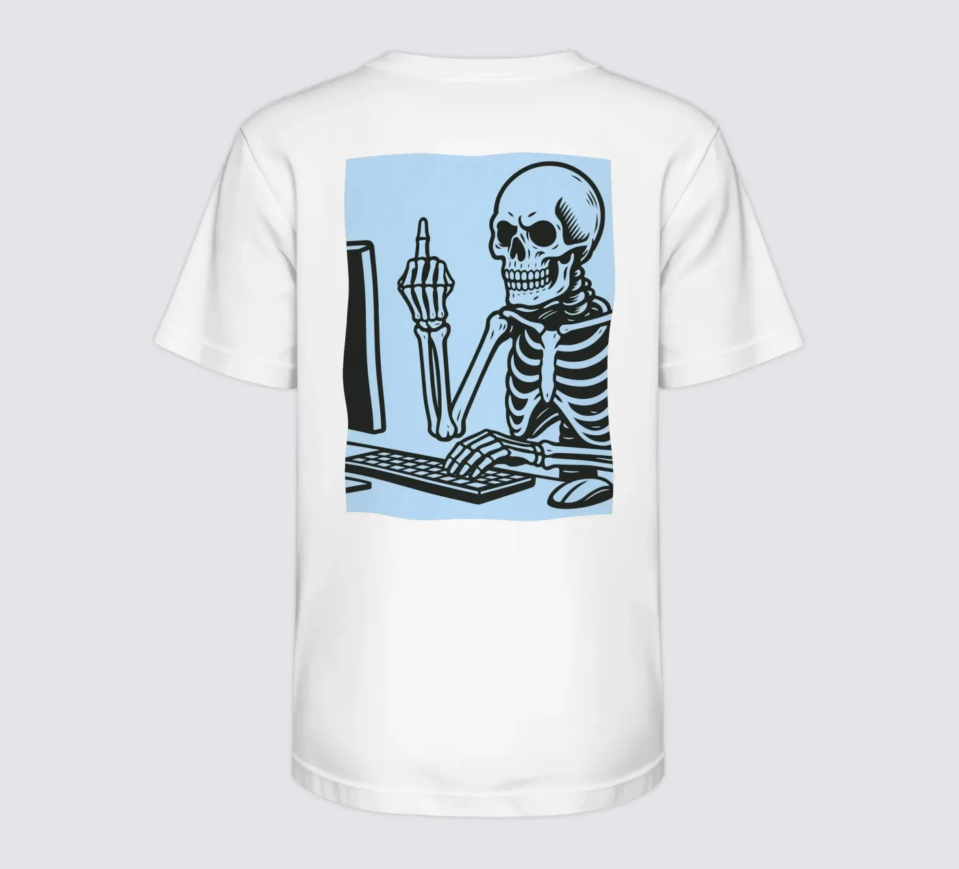 ufficio scheletro t-shirt bambini da the gendels